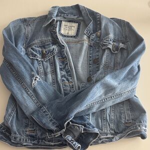 Abercrombie & Fitch Light Blue Denim Jacket